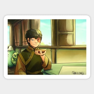 Dragon Tea Shop - Peaceful Character Sticker